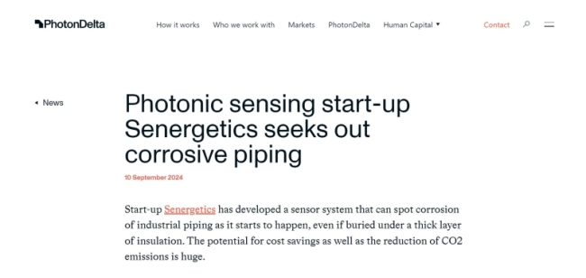 Media | Senergetics' CTO talks about plans for commercialization with PhotonDelta