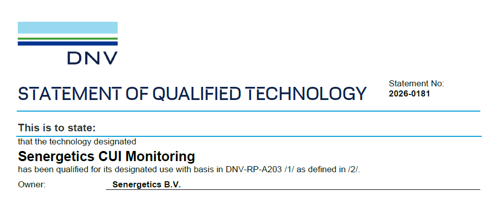 Certification | Senergetics receives DNV technology qualification